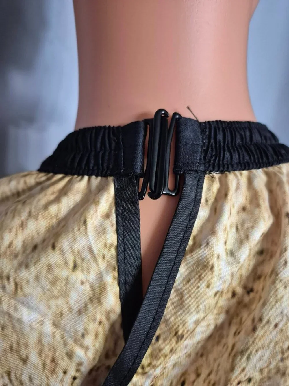 Salon Hair Cape New with Tags Gold and Black